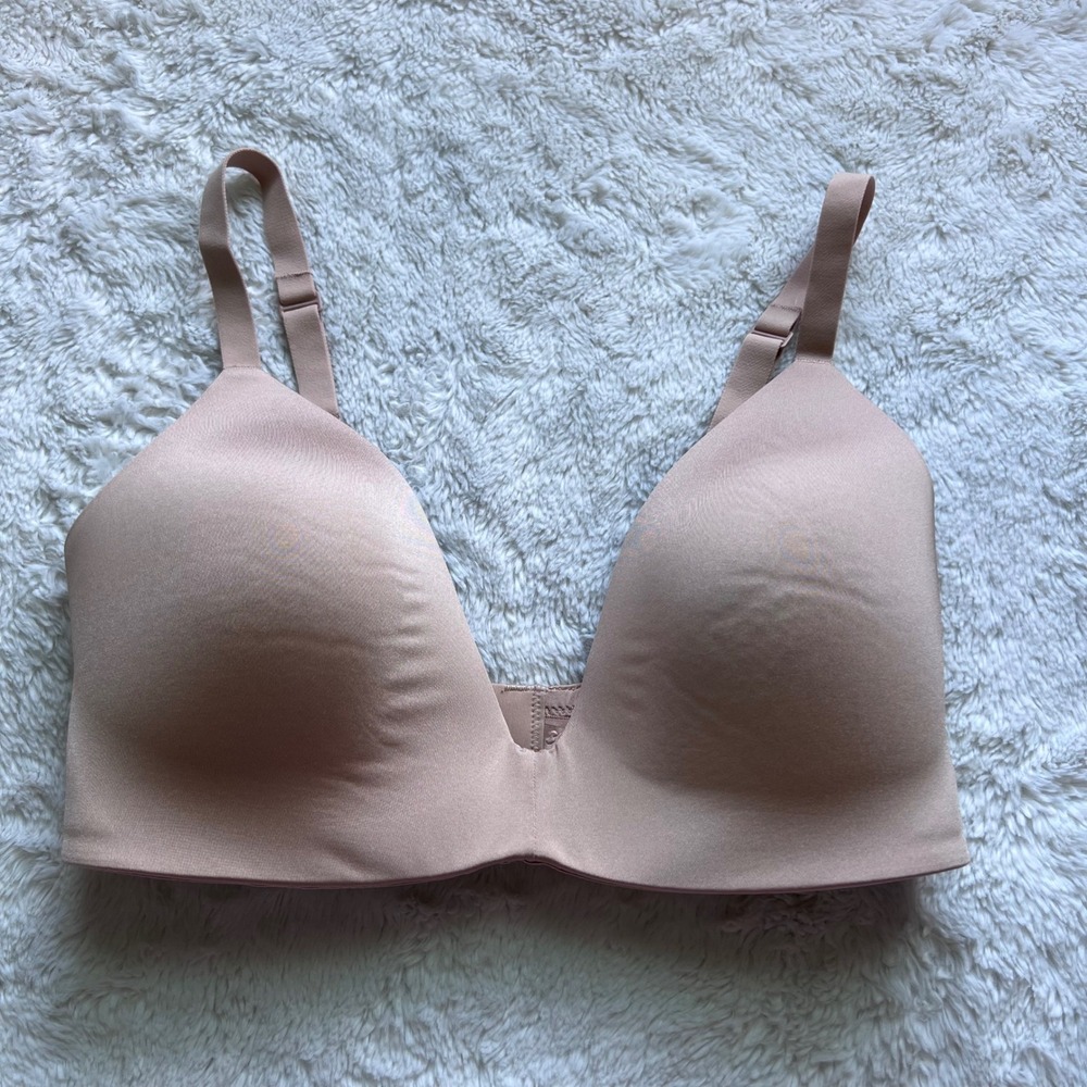 SKIMS Women's Fits Everybody Wireless T-Shirt Bra Clay Nude Size 34DD NWOT - Picture 3 of 10